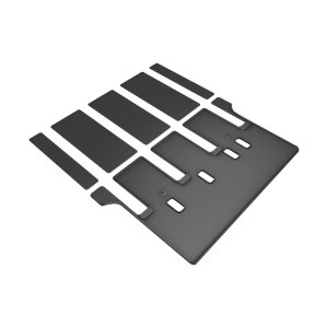 Kia Carnival Floor Mat Set - 3rd Row - 3D MAXpider - Kagu - Black - `21-`24